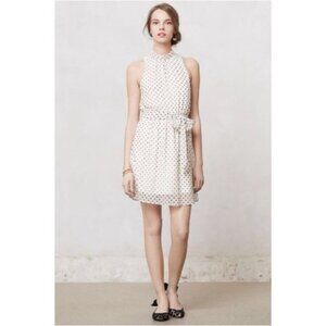 Anthropologie Sweet Pea Polka Dot Halter Dress